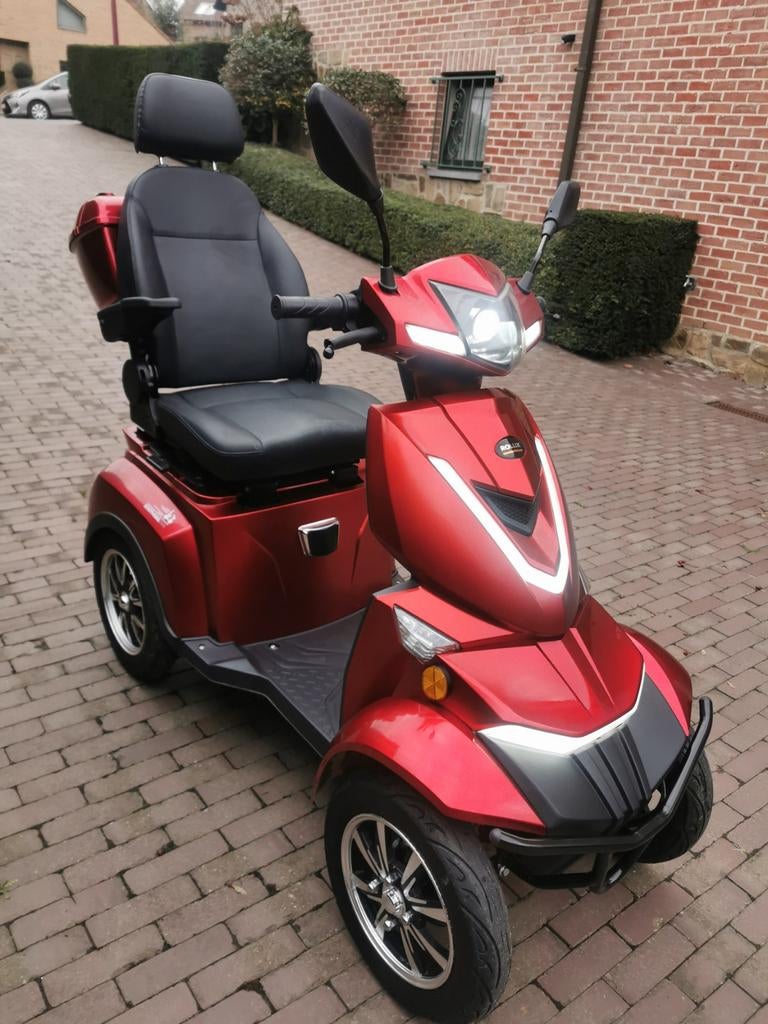 Trottinette Mobility Rollex 4 roues presque neuve 0488826971, Enlèvement ou Envoi, Pliant, Comme neuf, Fauteuil roulant électrique