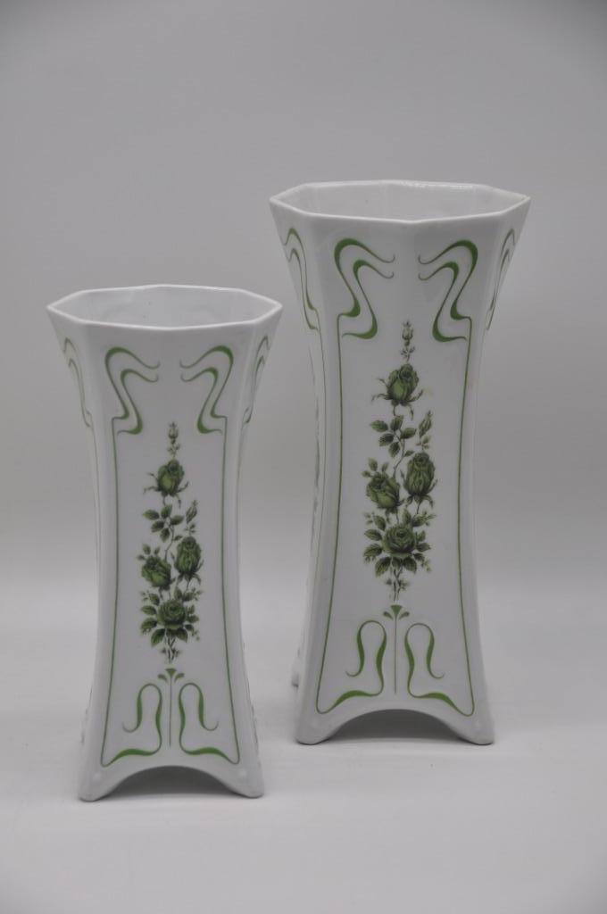Jugendstil - Bareuther - Bavière-Allemagne - couple de vases, Enlèvement ou Envoi