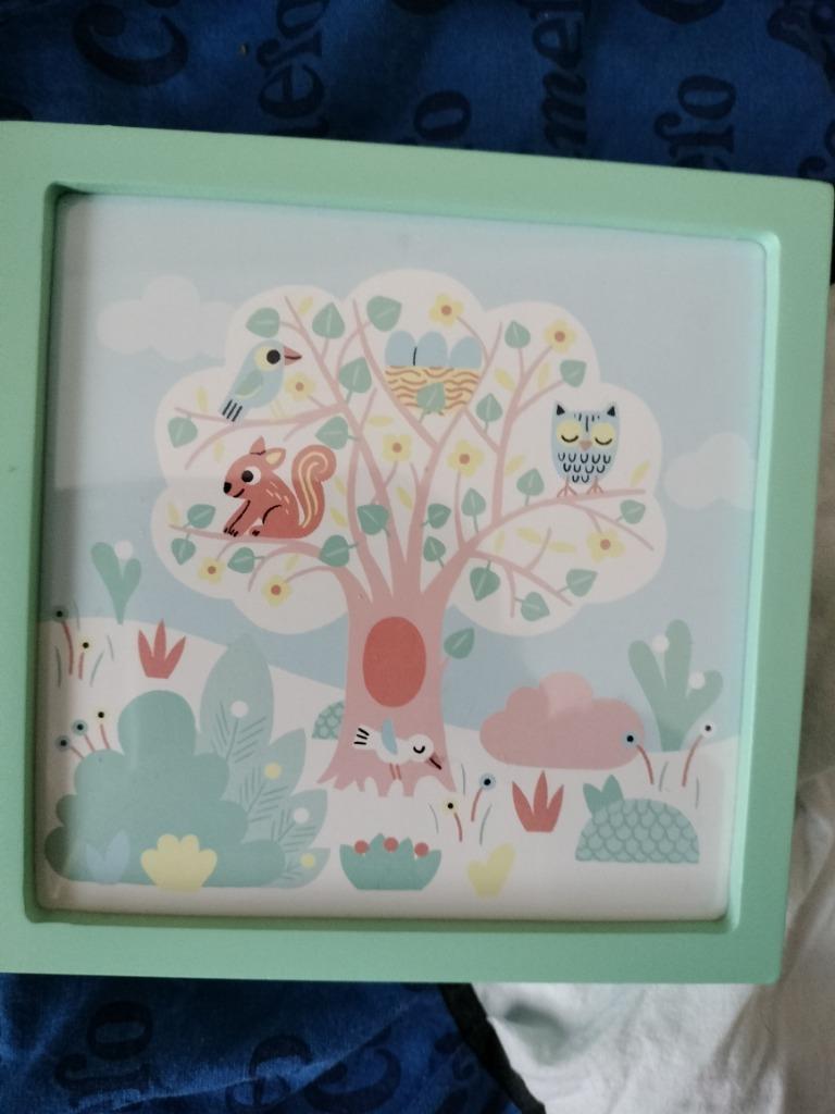 cadre mural lumineux piles AA bon etat fille chambre enfant, Ophalen of Verzenden, Gebruikt, Wanddecoratie