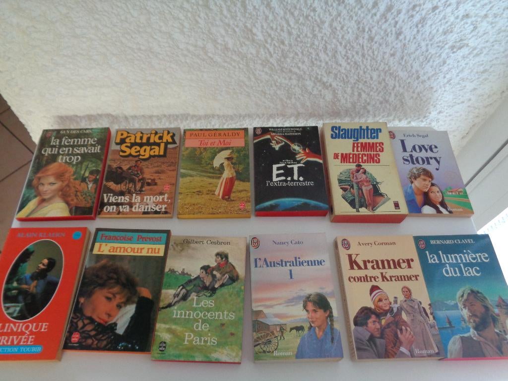 Lot de livres de Poches et J'ai lu anciens etc.. 12 Pièces, Livres, Livres Autre, Utilisé, Enlèvement ou Envoi