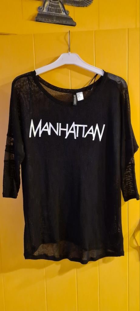 Tunique noire Manhatan taille 36 38, Envoi, Comme neuf