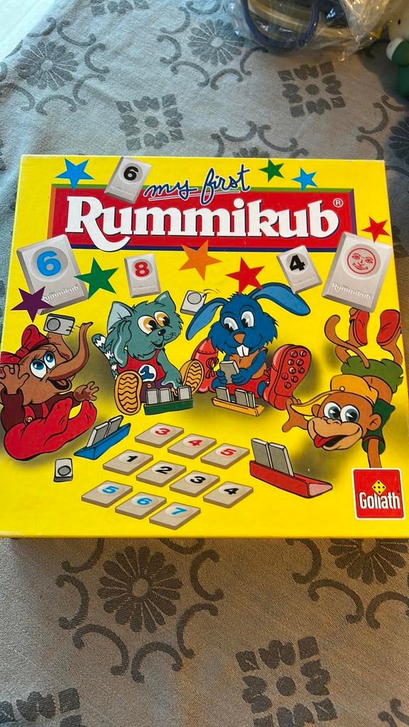 Mijn eerste Rummikub, Hobby en Vrije tijd, Gezelschapsspellen | Overige, Ophalen of Verzenden, Zo goed als nieuw