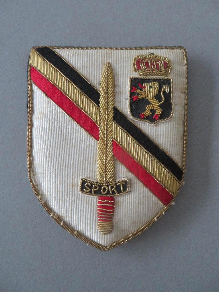 oude patch Belgische Krijgsmacht Sport, Ophalen of Verzenden, Landmacht, Embleem of Badge