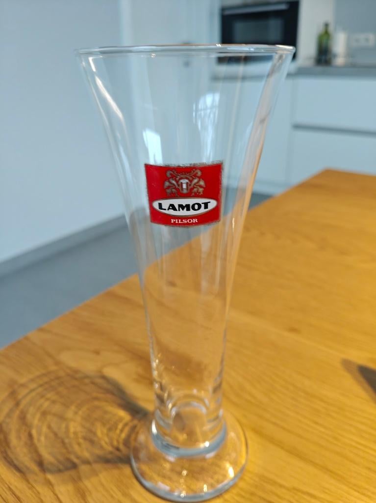 Lamot Pilsor, Verzamelen, Ophalen of Verzenden, Zo goed als nieuw, Bierglas