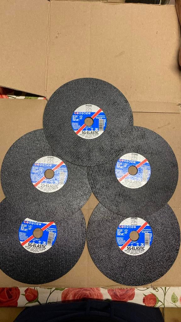 5 slijpschijven Pferd voor slijpmachine, Ophalen, Nieuw, 100 tot 250 mm, Overige typen