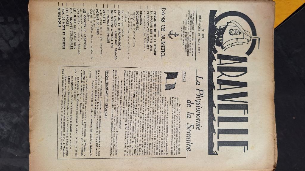 30 journaux Caravelle (années 50), Collections, Enlèvement, 1940 à 1960, Journal