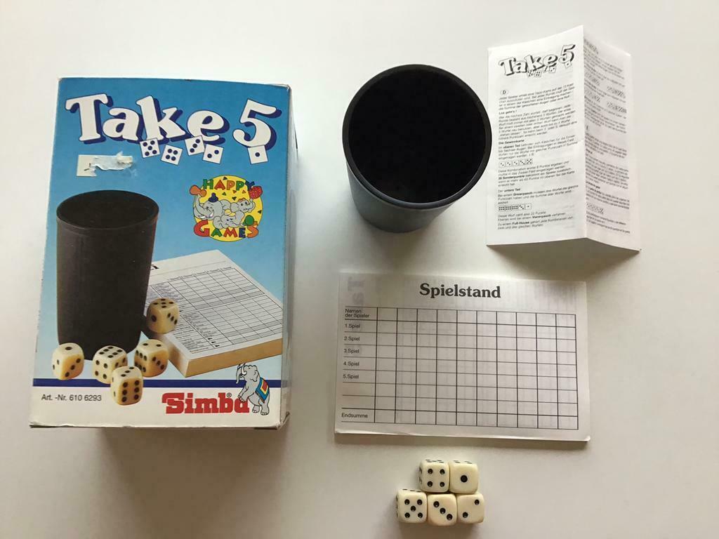 Gezelschapsspel Take 5 ,in goede staat ,vanaf 4 jaar, Hobby en Vrije tijd, Ophalen of Verzenden, Zo goed als nieuw
