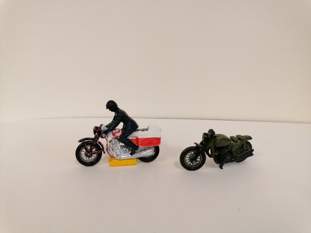 Lesney Matchbox Honda 750 Nr 33 & Hondarora Nr 18, Ophalen of Verzenden, Gebruikt, Motor