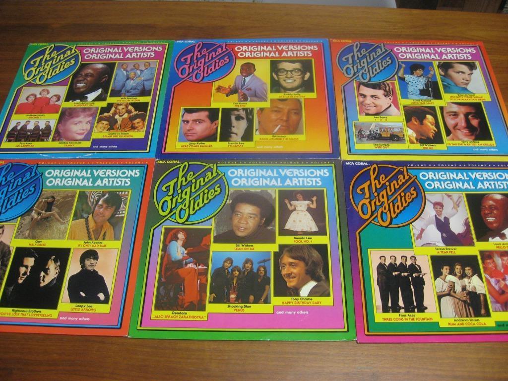 THE ORIGINAL OLDIES VOL 1-6  VINYLES JAZZ FOLK ROCK, Enlèvement ou Envoi, Utilisé, Jazz