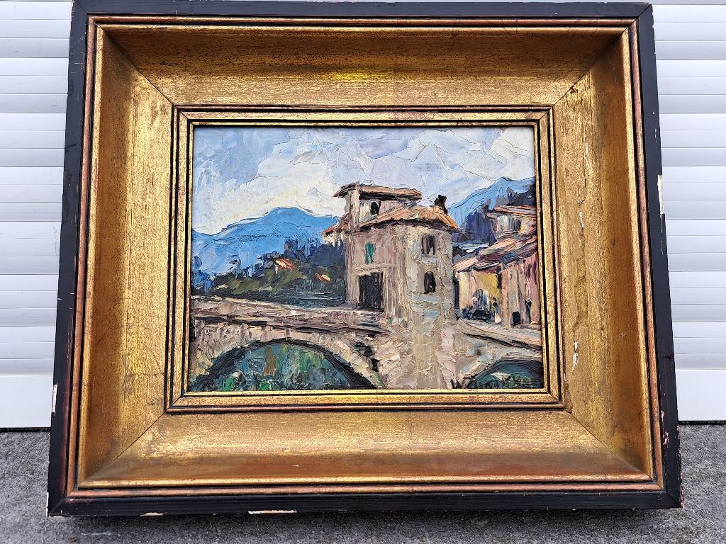 Huile sur panneau signe Walter jonckheere, Ophalen of Verzenden
