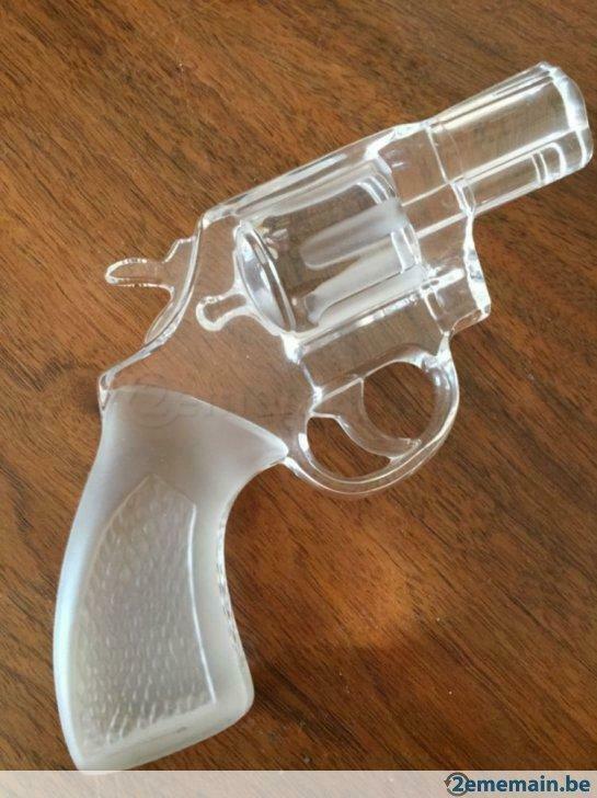 rare réplique de Revolver Colt 38 spécial en Cristal 24% Pb, Ophalen of Verzenden