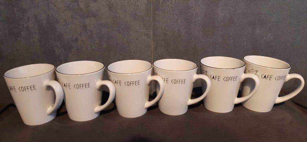 6 KOFFIE MOK, Ophalen of Verzenden, Zo goed als nieuw