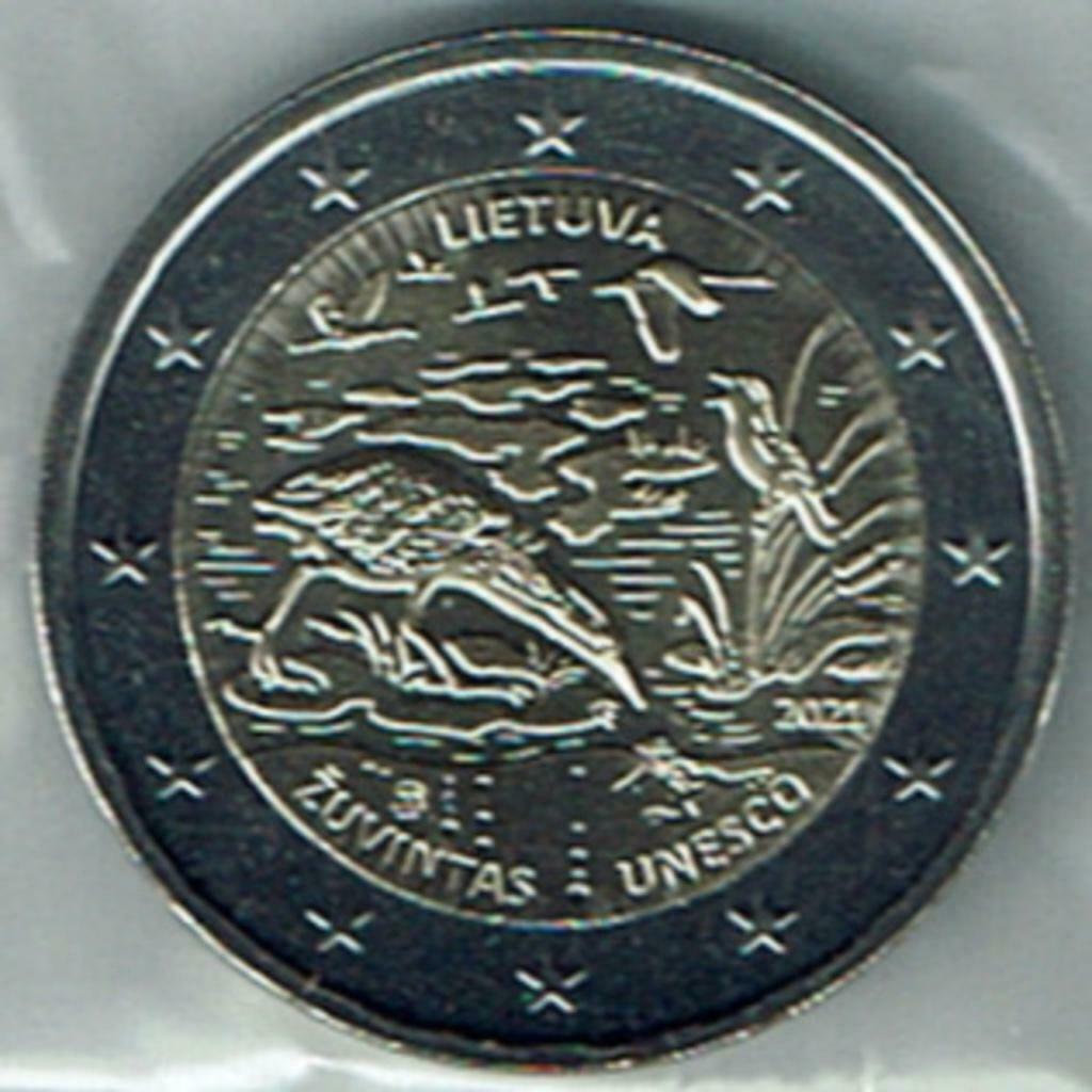 2 euro Litouwen 2021 Zuvintas UNC, Verzenden, Overige landen, 2 euro, Losse munt