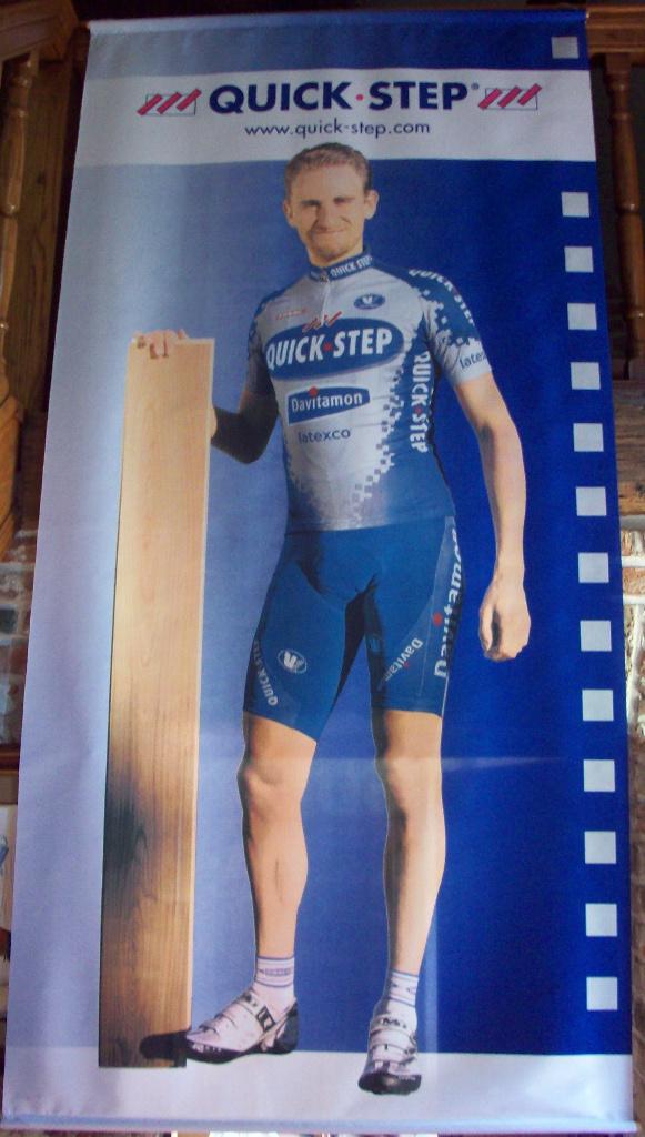 Vaandel Frank Vandenbroucke, Enlèvement, Neuf, Affiche, Image ou Autocollant