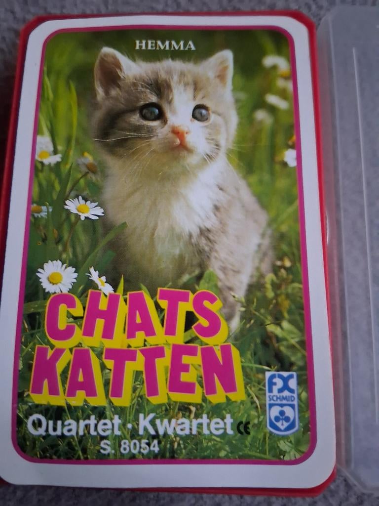 Vintage kwartet poezen, Verzamelen, Ophalen of Verzenden
