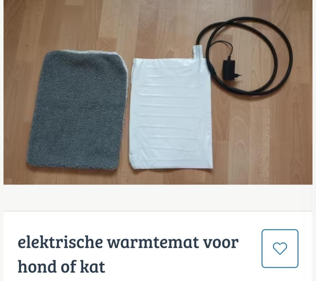 Warmtemat voor hond of kat, Enlèvement, Comme neuf