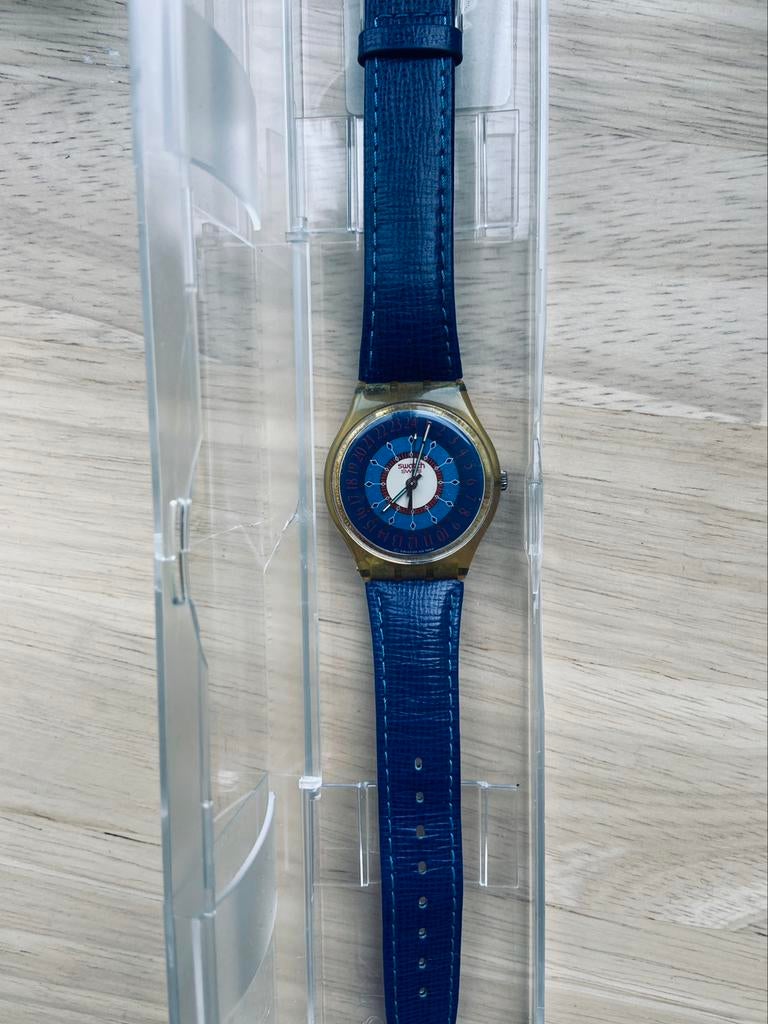 zeldzaam swatch uurwerk monterosso afhalen gent, Bijoux, Sacs & Beauté, Enlèvement ou Envoi, Comme neuf, Swatch