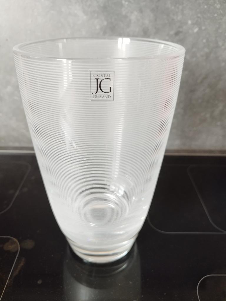 Glazen vaas Cristal JG Durant, Antiek en Kunst, Ophalen