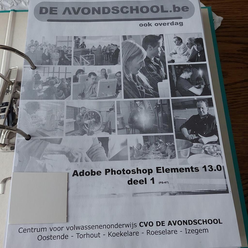 Cursus Photoschop, Ophalen of Verzenden, Zo goed als nieuw