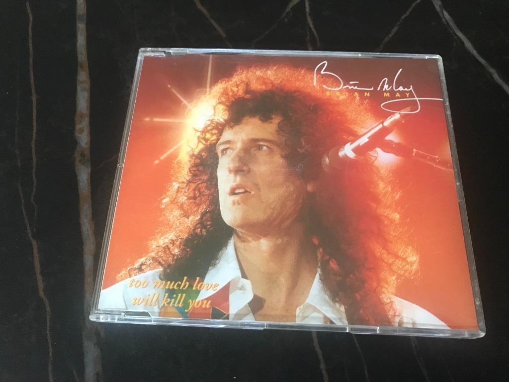 CD single Brian May - Too much lover will kill you, 1 single, Enlèvement ou Envoi, Utilisé, Rock et Metal