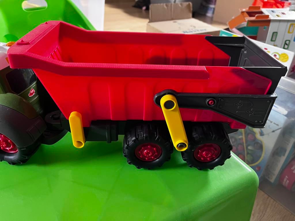 Speelgoed tractor met aanhangwagen, Enlèvement, Comme neuf