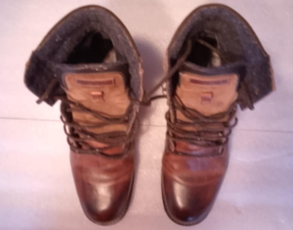 Bottines de marche brunes., Chaussures de marche, Comme neuf, Brun, Enlèvement