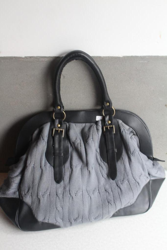 Grote handtas, weekendtas, reistas, Ophalen of Verzenden, Gebruikt, Grijs, Shopper