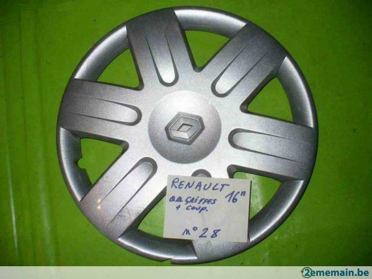 enjoliveur Renault 16" (n°28) - 1pc, Enlèvement ou Envoi, 16 pouces, Utilisé, Jante(s)