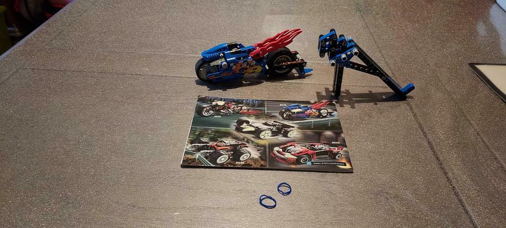 lego 8646 speed slammer bike, Ophalen of Verzenden, Complete set, Lego