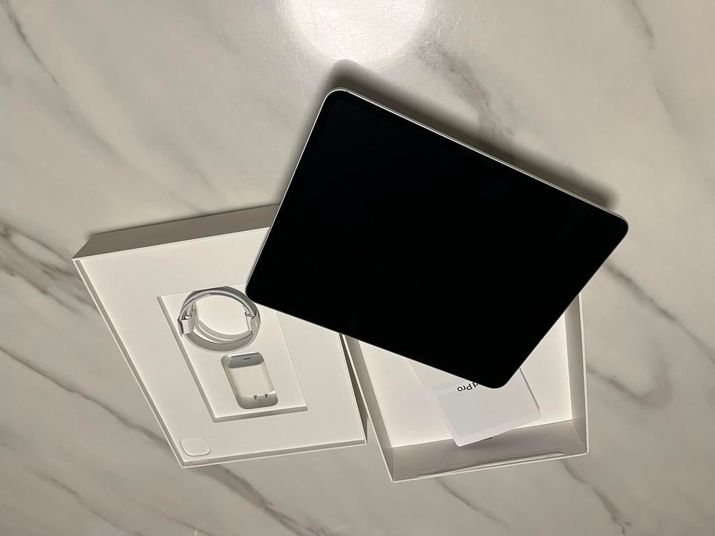 iPad Pro 13 inch 256 MB wifi + mobiel, Computers en Software, Apple iPads, Ophalen of Verzenden, Zo goed als nieuw, Zilver