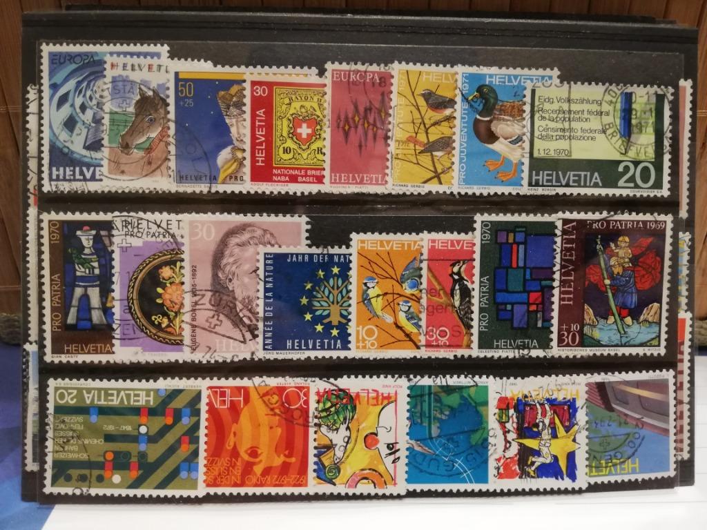 lot de timbres suisses oblitérés, Timbres & Monnaies, Enlèvement ou Envoi, Affranchi
