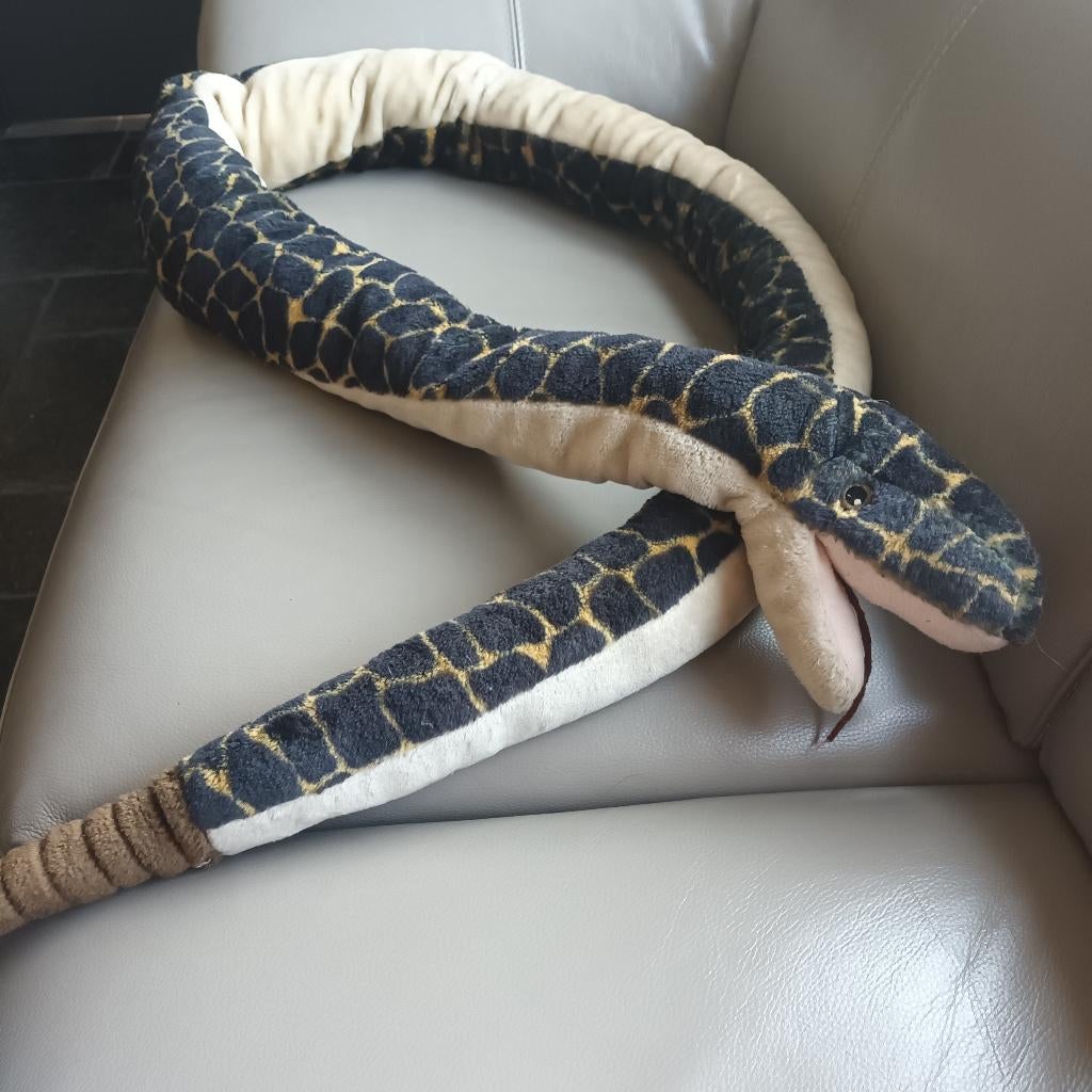 peluche serpent (de + de 2 m de long !), Enlèvement ou Envoi, Utilisé, Autres types