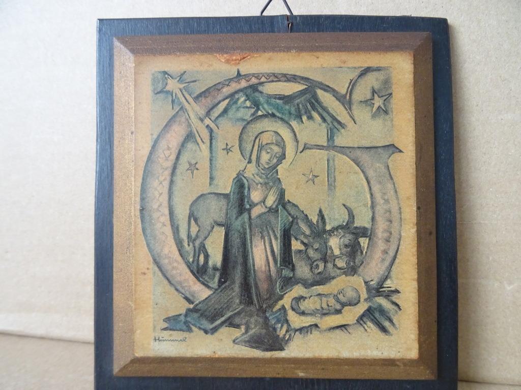 Icône Hummel Sainte Marie l'enfant Jésus 13x14 Mère de Dieu, Enlèvement ou Envoi, Utilisé, Autres types, Christianisme | Catholique