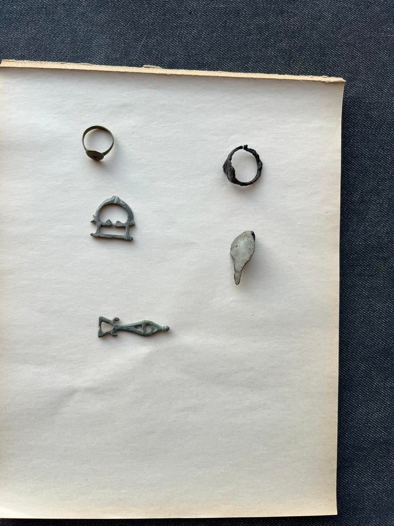 Antieke objecten ( lot 2, 5 stuks ), Antiek en Kunst, Antiek | Brons en Koper, Ophalen of Verzenden, Brons