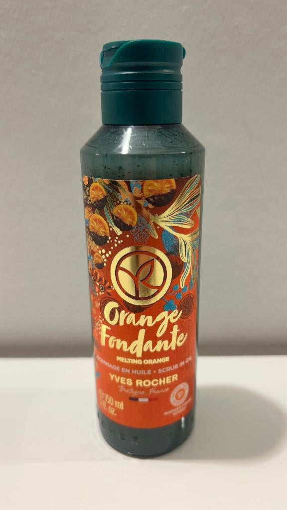 Yves Rocher orange fondante oliescrub 150g, Bijoux, Sacs & Beauté, Enlèvement ou Envoi, Neuf, Baignoire & Douche
