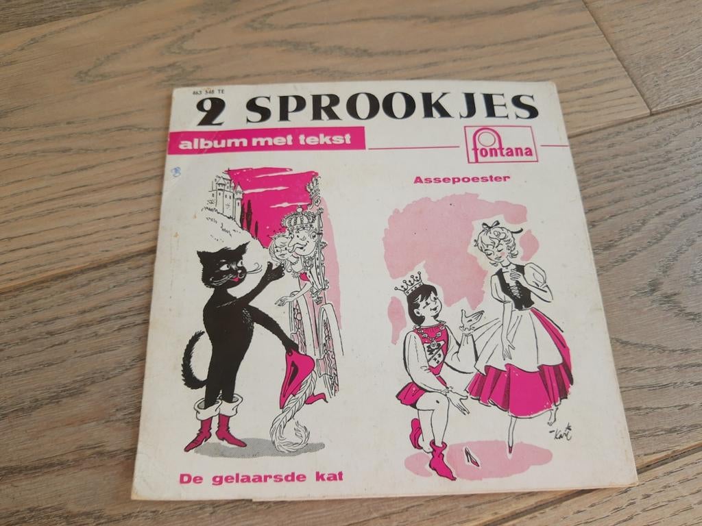 Single: 2 sprookjes, Cd's en Dvd's, Vinyl | Kinderen en Jeugd, Ophalen of Verzenden, Zo goed als nieuw
