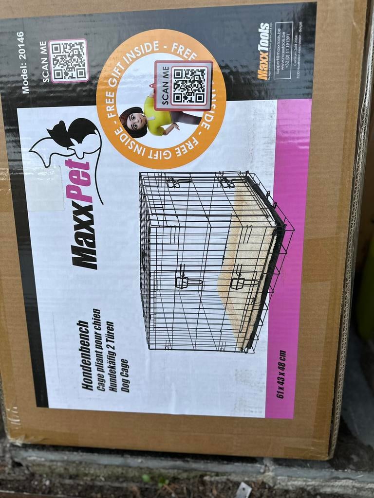 Hondenbench zwart NIEUW!, Ophalen, Nieuw