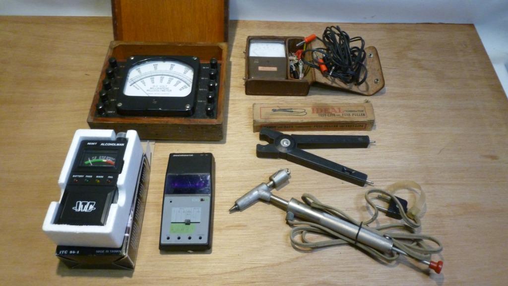 Lotje vintage electronische meters en aanverwante., Ophalen of Verzenden