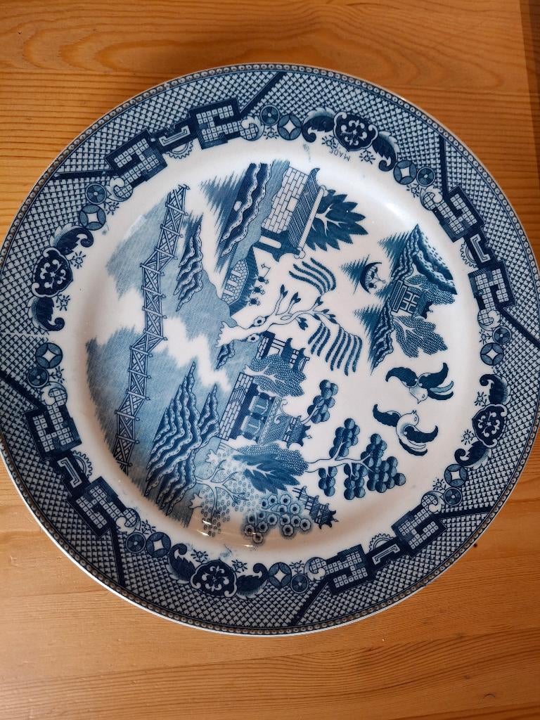 Bord delfts blauw, Ophalen