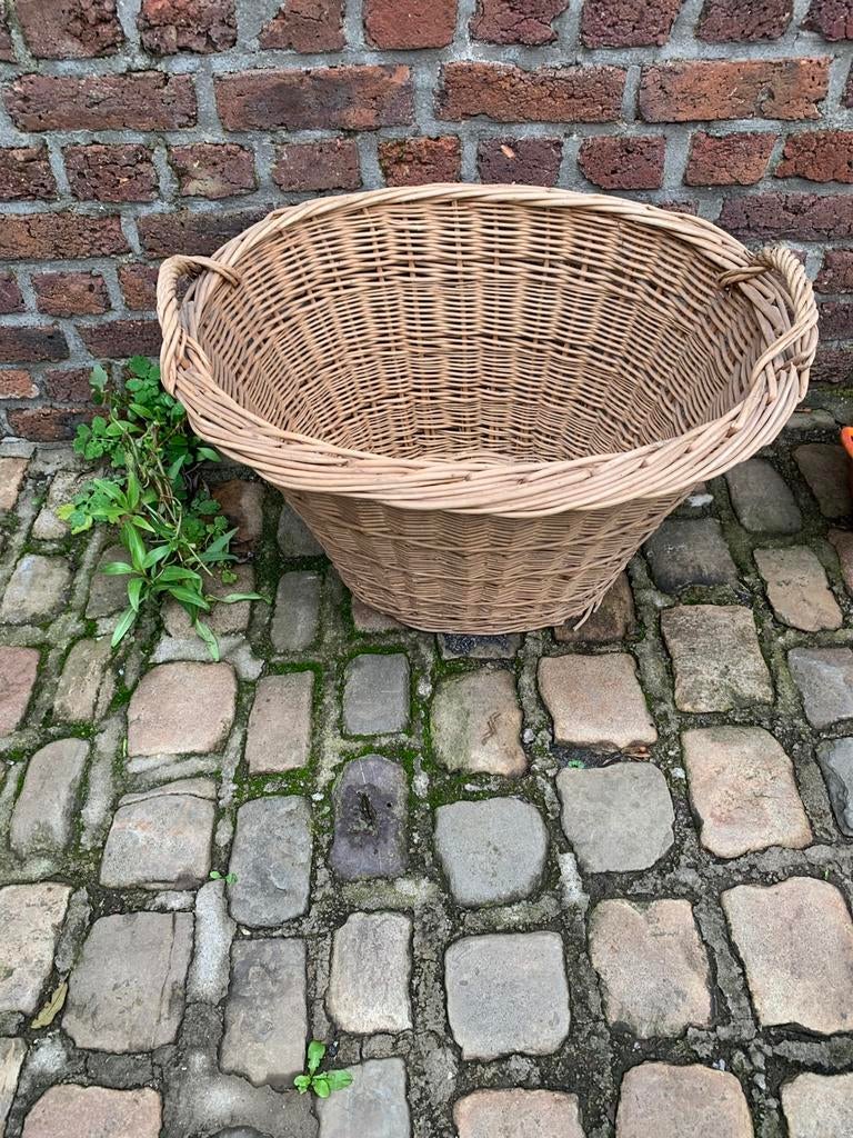Panier osier ancien, Enlèvement ou Envoi, Comme neuf, Osier, Panier