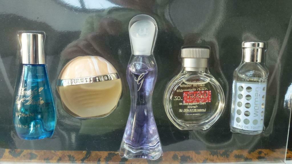 5 miniatuur parfumflesjes fine fragrance collection Cool, Verzamelen, Verzenden, Nieuw, Miniatuur, Gevuld