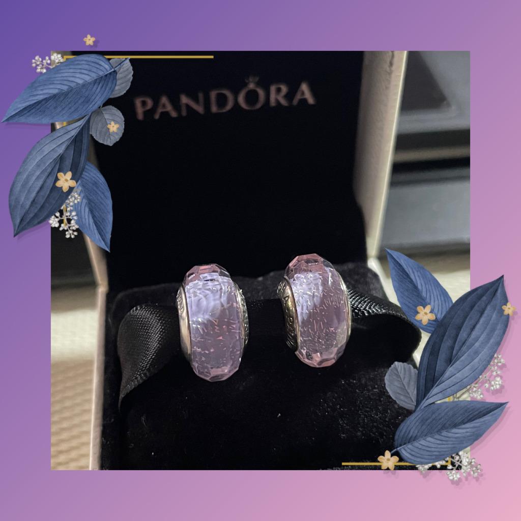 Authentiques et magnifiques Murano de Pandora !, Handtassen en Accessoires, Bedels, Verzenden, Zo goed als nieuw, Zilver, Pandora