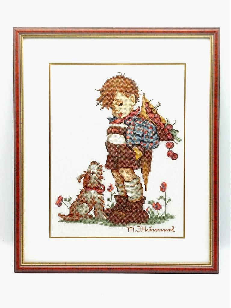 Hummel "Nicht fur dich" kruisjessteek, Hobby en Vrije tijd, Borduren en Borduurmachines, Ophalen of Verzenden, Zo goed als nieuw