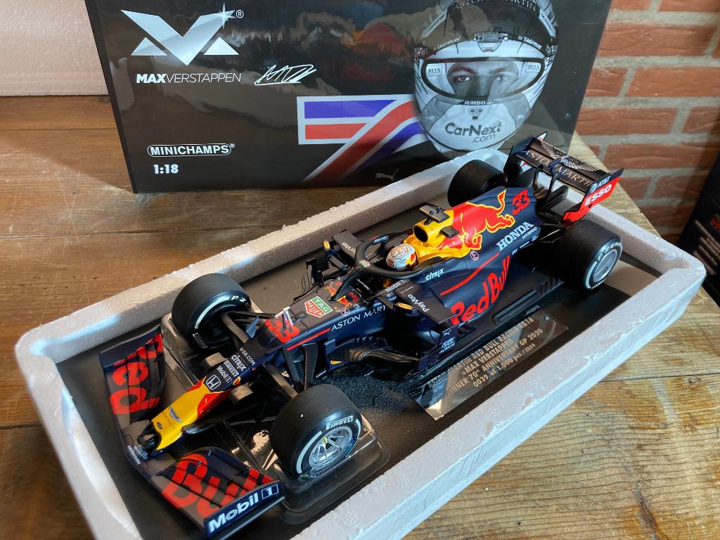 Max Verstappen 1:18 Winner 70th Anniversary 2020 editie 54, Ophalen of Verzenden, Nieuw, Formule 1