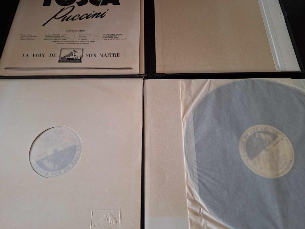 Puccini / De Fabritiis - La Tosca Box 2 x Lp's Vinyl, 12 pouces, Enlèvement, Utilisé, Romantique