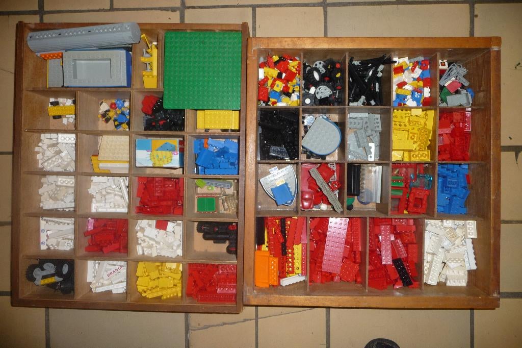 boite lego, Enlèvement, Comme neuf, Briques en vrac, Lego