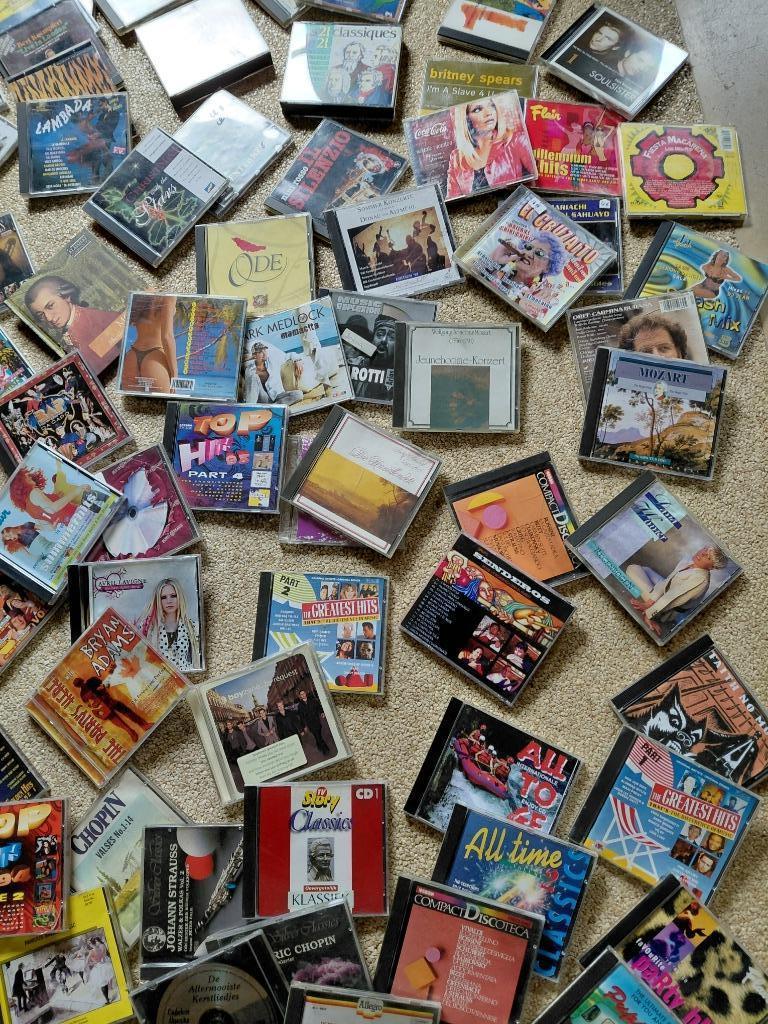 Lot van ruim 200 cd's, Ophalen, Zo goed als nieuw