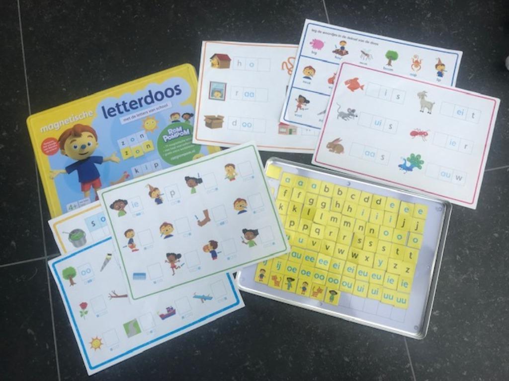 *Letterdoos-beginnend lezen-oefenen letters en woorden, Ophalen of Verzenden, Zo goed als nieuw, Taal en Lezen