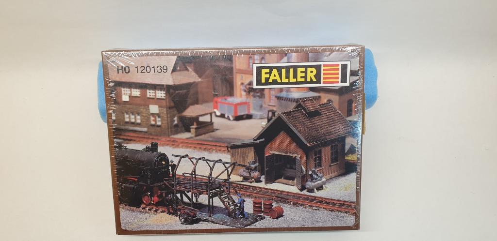 Faller 120139 Compressorhuis,persluchttoevoerleiding,pookrek, Ophalen of Verzenden, Zo goed als nieuw, 1:50 of kleiner, Diorama