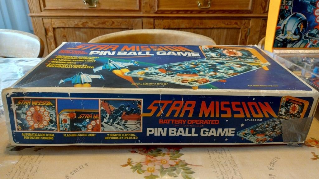star mission pin ball game durham  +-1978, Verzamelen, Ophalen of Verzenden, Gebruikt, Flipperkast